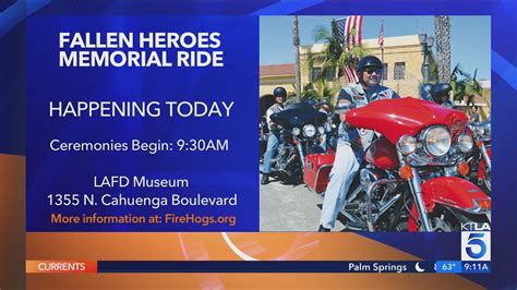 25th annual Fallen Heroes Memorial Run motorcycle ride kicks off in Hollywood 
